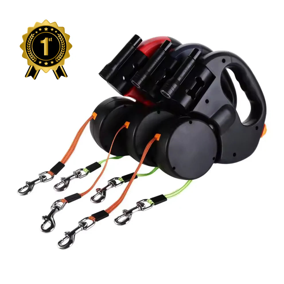Duo leash up to 28 lbs per Dog